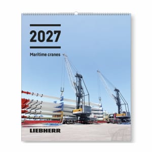 Wall Calendar Maritime Cranes 2027